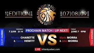 Coupe Pagulayan 2019 3MorraMorra vs HewittCharette [upl. by Dell]