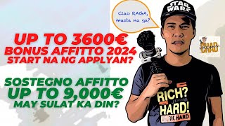 UP to 3600€ BONUS Affitto START na ng application [upl. by Elleb]