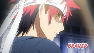 Shokugeki No Souma  San No Sara Opening 1 『 AMV 』  BRAVER Full [upl. by Nettle]