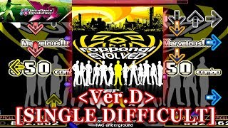 【DDR X2】 roppongi EVOLVED verD SINGLE DIFFICULT 譜面確認＋クラップ [upl. by Fleur331]