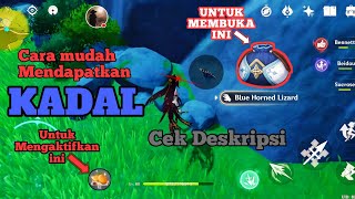 Cara Mudah Untuk Mendapatkan KadalEkor KadalLizard Tail  Genshin Impact subathon [upl. by Dlanigger269]