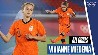 All Vivianne Miedema Olympic goals ⚽️ [upl. by Elinad609]