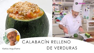 CALABACINES RELLENOS 🥒​ Receta vegetariana muy FÁCIL de Karlos Arguiñano 👨🏻‍🍳​ Cocina Abierta [upl. by Esikram47]