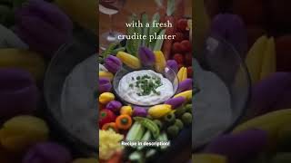 Fresh Spring Crudite Platter 🥗🌷 [upl. by Aryk]