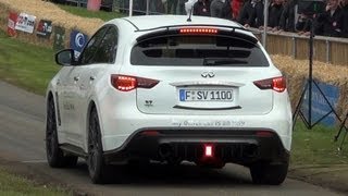 Infiniti FX Vettel BRUTAL Sound [upl. by Las]