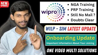 Wipro Onboarding Update  PreSkilling NextGen Associate Training  All Details [upl. by Doug]