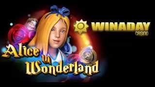 WinADay Casino Launches Enchanting New Alice in Wonderland Slot Game [upl. by Pammy518]