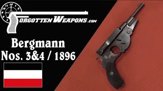 Bergmann No 3 amp No4 1896 Pistols [upl. by Dory809]