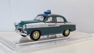 How to custom a diecast Police Prague Czech Republic 1967 Gaz 21 Volga DiamonD custom repainted car [upl. by Trey]