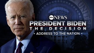 LIVE Pres Biden addresses the nation for the first time since dropping out of 2024 race [upl. by Lewert590]