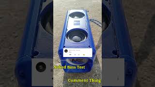 MZ Portable Speaker Bass Test 🔥 bass test speaker Rip x bass boosted short asmr [upl. by Nannoc]