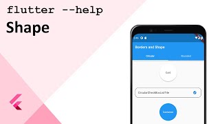 Flutter Themes Rounded and Circular Borders Shape [upl. by Eitsyrc341]