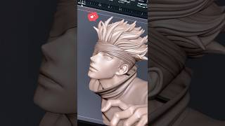 shorts Gojo 🔥 3D model Jujutsu Kaisen [upl. by Lemra]