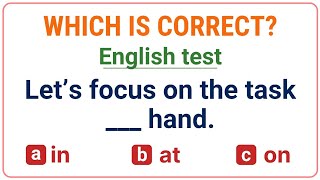 English Grammar Test 🌟 If you pass this test your English is amazing [upl. by Stewardson255]