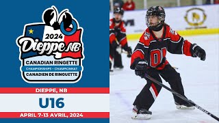 CRC 2024 Playoffs  Dieppe UniPlex U16 Team Alberta vs Zone 2 Blaze [upl. by Eiramesor]