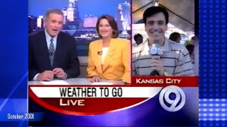 Pete Grigsby KMBC Live Shot Oct 2001 [upl. by Anairda844]