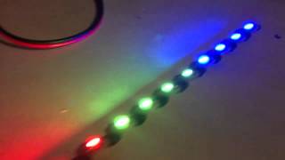 AVR Atmega WS2811 digital led strip [upl. by Daniella535]