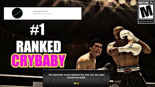 1 RANKED FIGHTER IS THE BIGGEST CRYBABY OF ALL TIME2020mademeagamer Fight Night Champion Top 100 [upl. by Lareneg59]