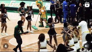 Hampton University vs Norfolk State University Cheerleader Battle 📣 MUST WATCH AT THE END 😳😱 [upl. by Sieracki]