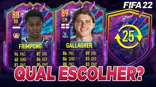 FIFA 22  QUAL RECOMPENSA ESCOLHER NO SWAPS FUTURE STARS 10x 85 GALLAGHER OU PP 🔥 [upl. by Campney659]