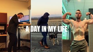 28 yearold Lawyer and Natural bodybuilder  full day of work eating and training [upl. by Elyl]