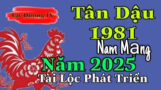 Xem Năm 2025 Của Tân Dậu 1981 Nam Mạng Có Nhiều Điểm Sáng Trong Vận Tài Lộc [upl. by Zuleika846]