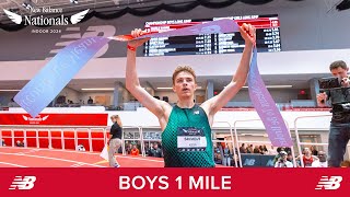 Boys Mile  New Balance Nationals Indoor 2024 [upl. by Cloots]