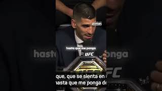 Las RESPUESTAS en ESPAÑOL de ILIA TOPURIA en la RUEDA DE PRENSA PREVIAdel UFCparati boxeo topuria [upl. by Rafat]