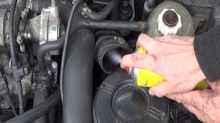 EGR valve cleaning WITHOUT DISMANTLING  Cleaner kit test BeforeAfter [upl. by Nortad]