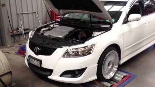 2008 Toyota Aurion ZR6 dyno run [upl. by Forbes]