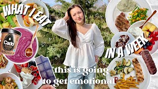 WHAT I EAT IN A WEEK to Improve my Mental Health  Overcoming Anxiety  Eating EVERYTHING I Want [upl. by Eirod]