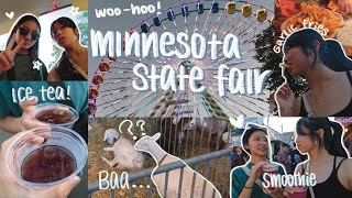 VLOGMAS 2024 🎅🏻D4🎄 COME TO MINNESOTA STATE FAIR WITH ME [upl. by Dougald]