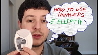 5 How to use inhalers  Ellipta Incruse Anoro Relvar Trelegy Breo [upl. by Honor]