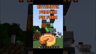 Infinite Pumpkin Pie Farm using 121 Crafter minecraft autocraft minecraftfarm [upl. by Jago]