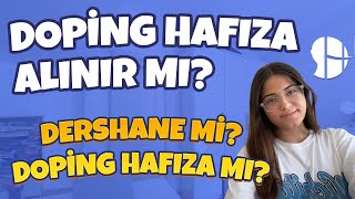 Doping Hafıza alınır mı Dershane mi Doping Hafıza mı [upl. by Areivax]