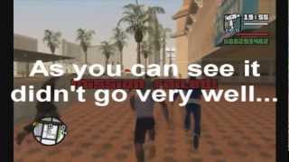 GTA San Andreas Madd Dogg Mission Glitch [upl. by Hanala409]