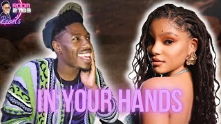 Halle Bailey Reaction In Your Hands Official Music Video  Thats Halos Mom Peeps 🤎🖤✨ [upl. by Edniya567]