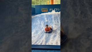 FlowRider first time indoor surfing machine [upl. by Enimassej]