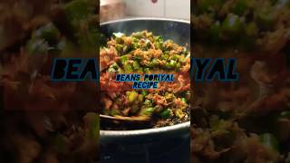 beans poriyal recipe in tamilyummyrecipe tamilstyle southindianfood indianfood [upl. by Einnahc]