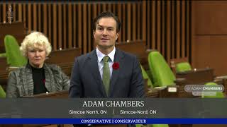 Chambers speaks in the House of Commons on the green slush fund scandal [upl. by Etnor]