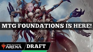 MTG FOUNDATIONS IS HERE  MTG Foundations Draft  MTG Arena [upl. by Salsbury]