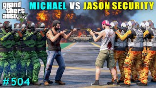 Michael Powerful Fight With Jason  Gta V Gameplay [upl. by Rocker263]