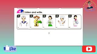 Grade 3 English Unit 1 Lesson 1 Listen and write english grade3 dialogue myfamily practice [upl. by Nevaed916]