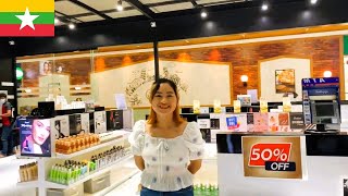 Explore makro Yangons vibrant atmosphere  Myanmar 🇲🇲 [upl. by Mab]