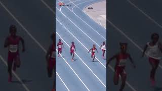 New National Record In Girls 8AndUnder 100m At AAU Junior Olympics 2023 [upl. by Lanctot]