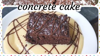 Concrete CakeHow To Make Chocolate Concrete CakeCrunch [upl. by Mallon]