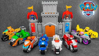 Paw Patrol toys unboxing ASMR  PAW Patrol Rescue Knights Castle HQ  Chase Rubble Marshall [upl. by Otrebtuc]