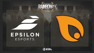 Epsilon vs dat fLAM3RS  Rainbow Six Pro League on PC  EU  Play Day 1 [upl. by Krilov]