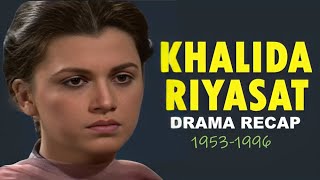 Khalida Riyasat Evolution  PTV Actress Khalida Riyasat All Dramas Recap [upl. by Shandy466]