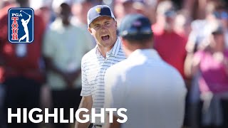 Spieth and Thomas’ Round 2 Fourball highlights  Presidents Cup  2022 [upl. by Clite]